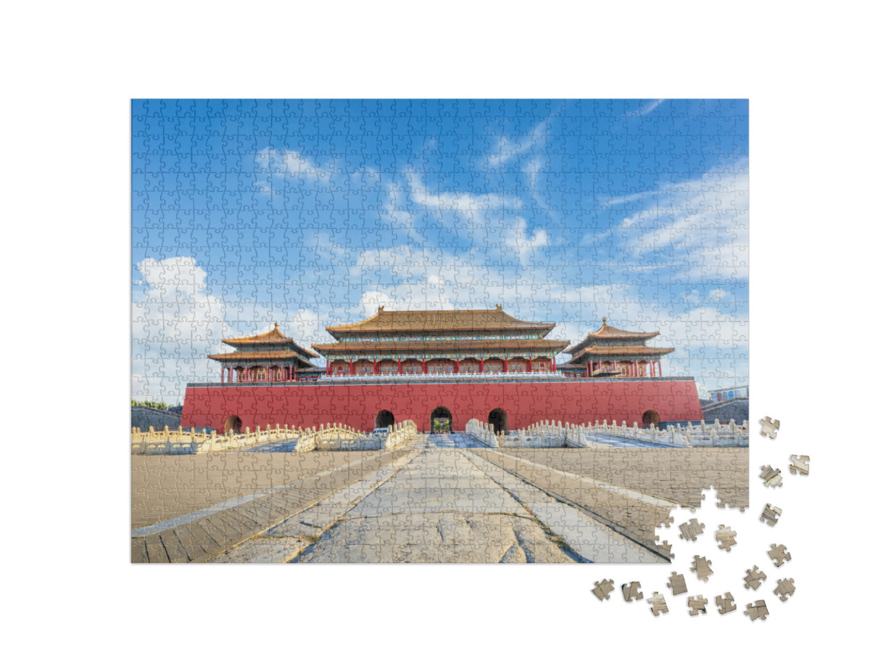 Ancient Royal Palaces of the Forbidden City in Beijing, C... Jigsaw Puzzle with 1000 pieces