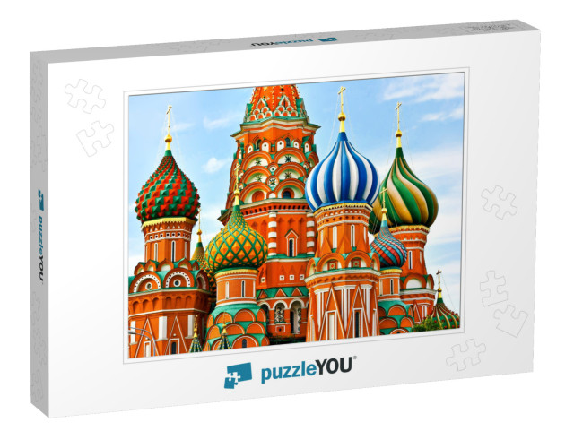 St Basils Cathedral on Red Square in Moscow... Jigsaw Puzzle