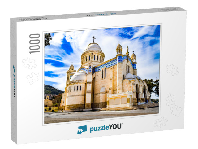 Famous Catholic Church [Notre Dame Dafrique] - Algiers, A... Jigsaw Puzzle with 1000 pieces