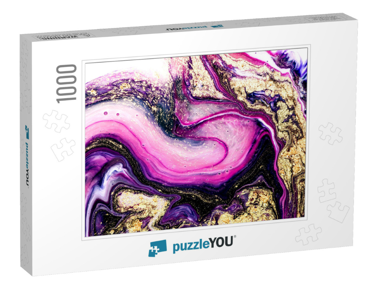 Very Beautiful Purple Swirl Pattern. Luxury Art in Easter... Jigsaw Puzzle with 1000 pieces