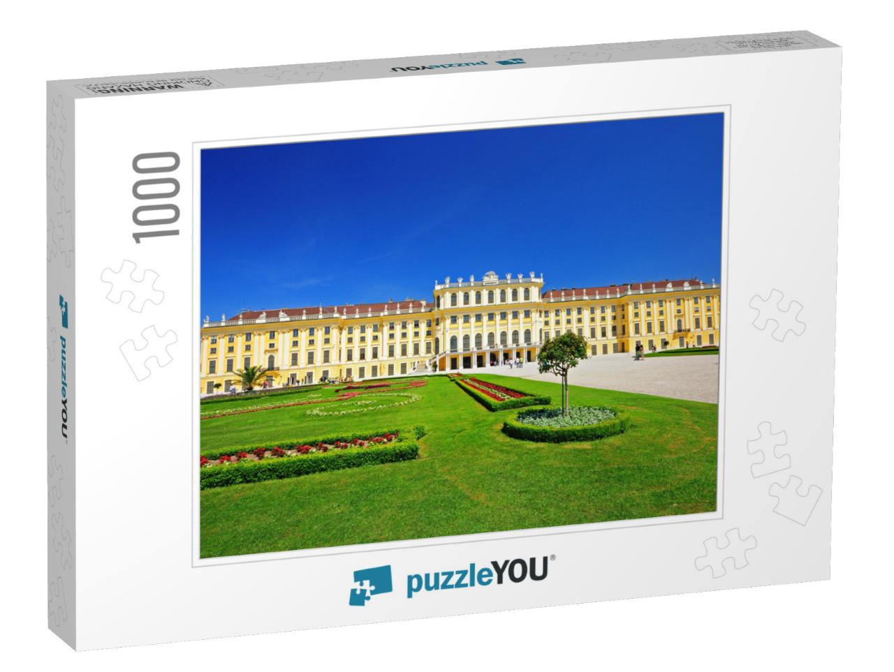 Schonbrunn Palace in Vienna, Austria... Jigsaw Puzzle with 1000 pieces