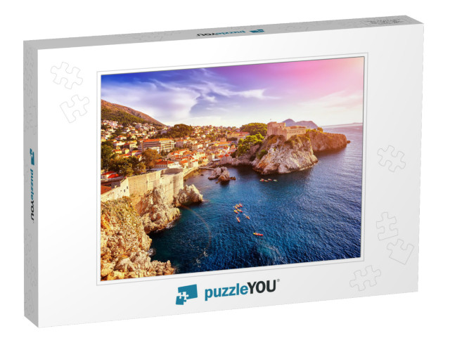 The General View of Dubrovnik - Fortresses Lovrijenac & B... Jigsaw Puzzle