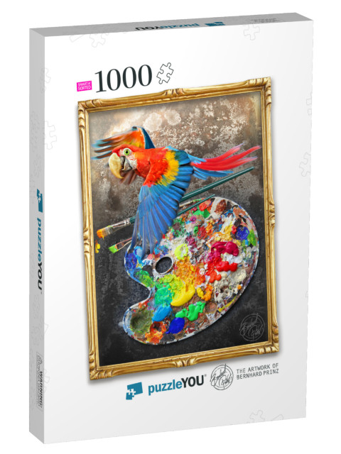 Parrot Paint Palette Jigsaw Puzzle