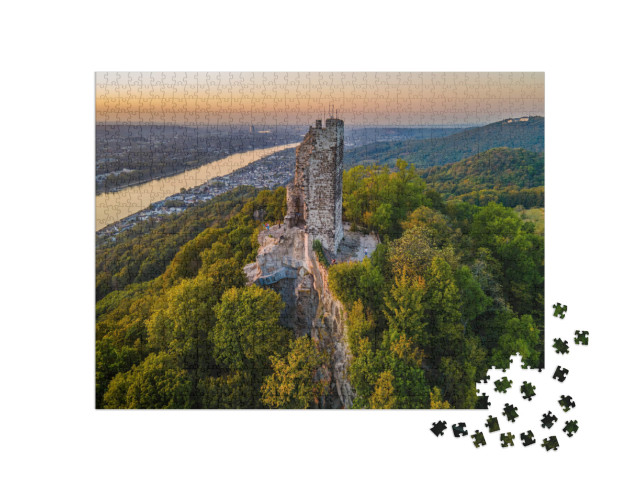 Panorama of the Rhine Valley Near Konigswinter Germany, w... Jigsaw Puzzle with 1000 pieces