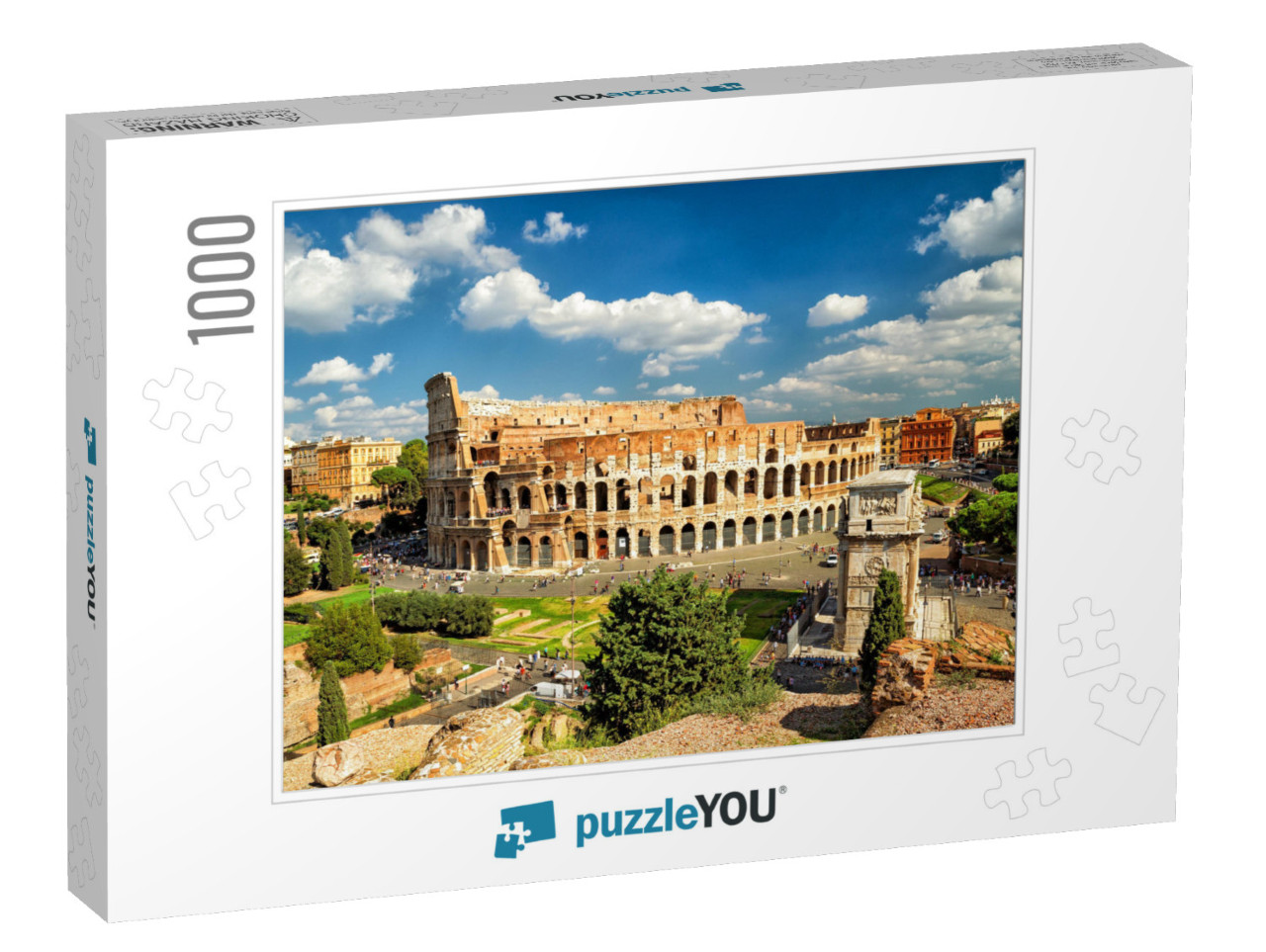 Colosseum Coliseum in Rome, Italy, Europe. It is Main Tra... Jigsaw Puzzle with 1000 pieces