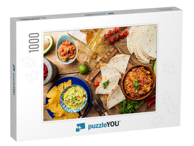 Mexican Food Mix... Jigsaw Puzzle with 1000 pieces