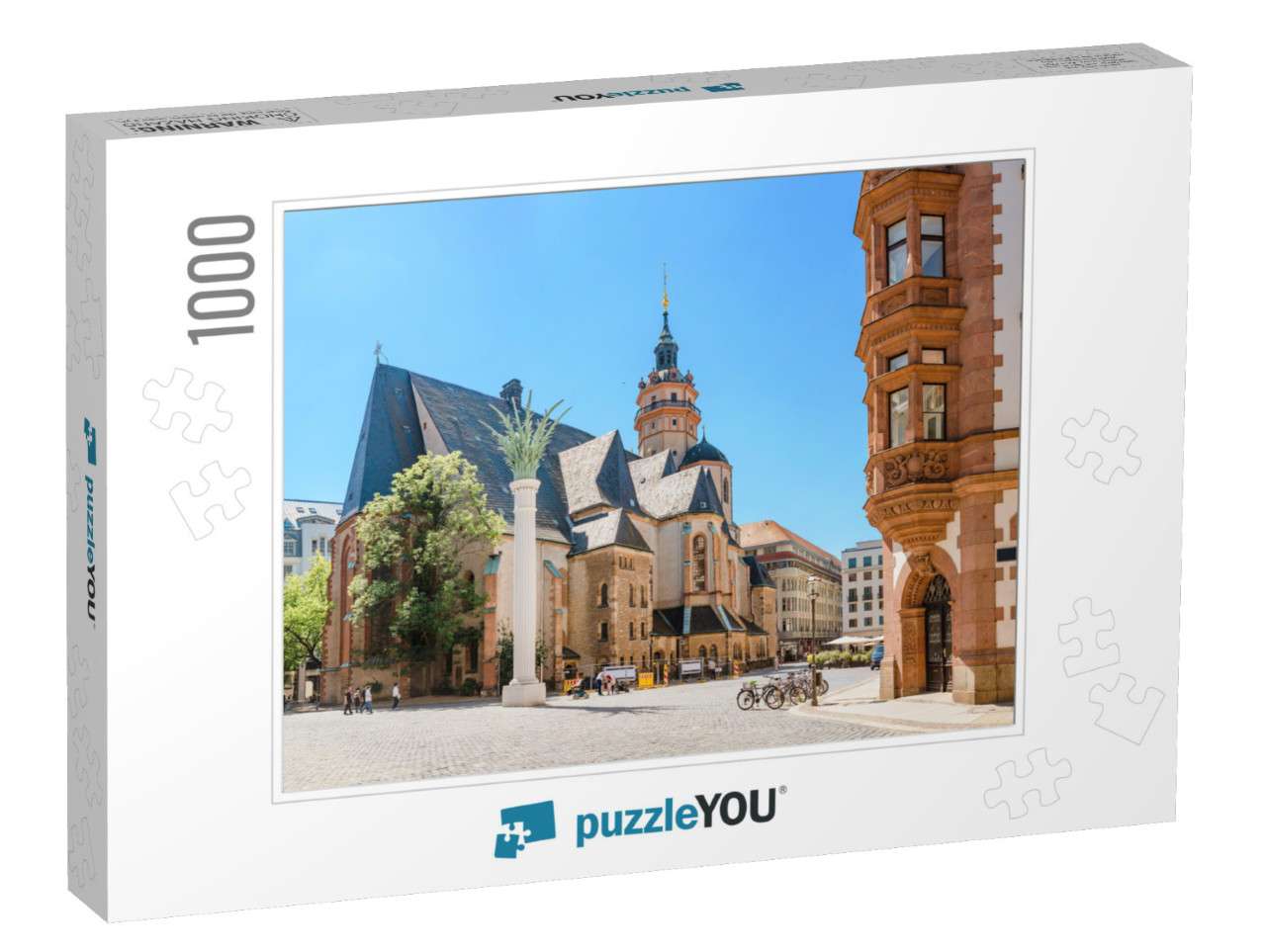 Nikolaikirch St Nicholas Church in Leipzig, Germany... Jigsaw Puzzle with 1000 pieces