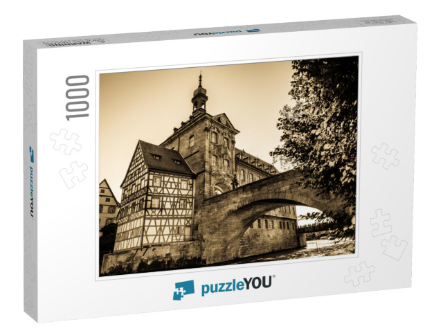 Famous Old Town Hall in Bamberg - Germany... Jigsaw Puzzle with 1000 pieces