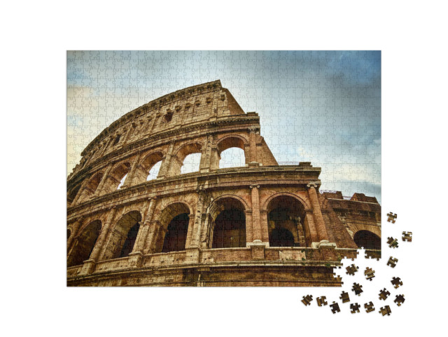 Colosseum in Rome, Italy... Jigsaw Puzzle with 1000 pieces