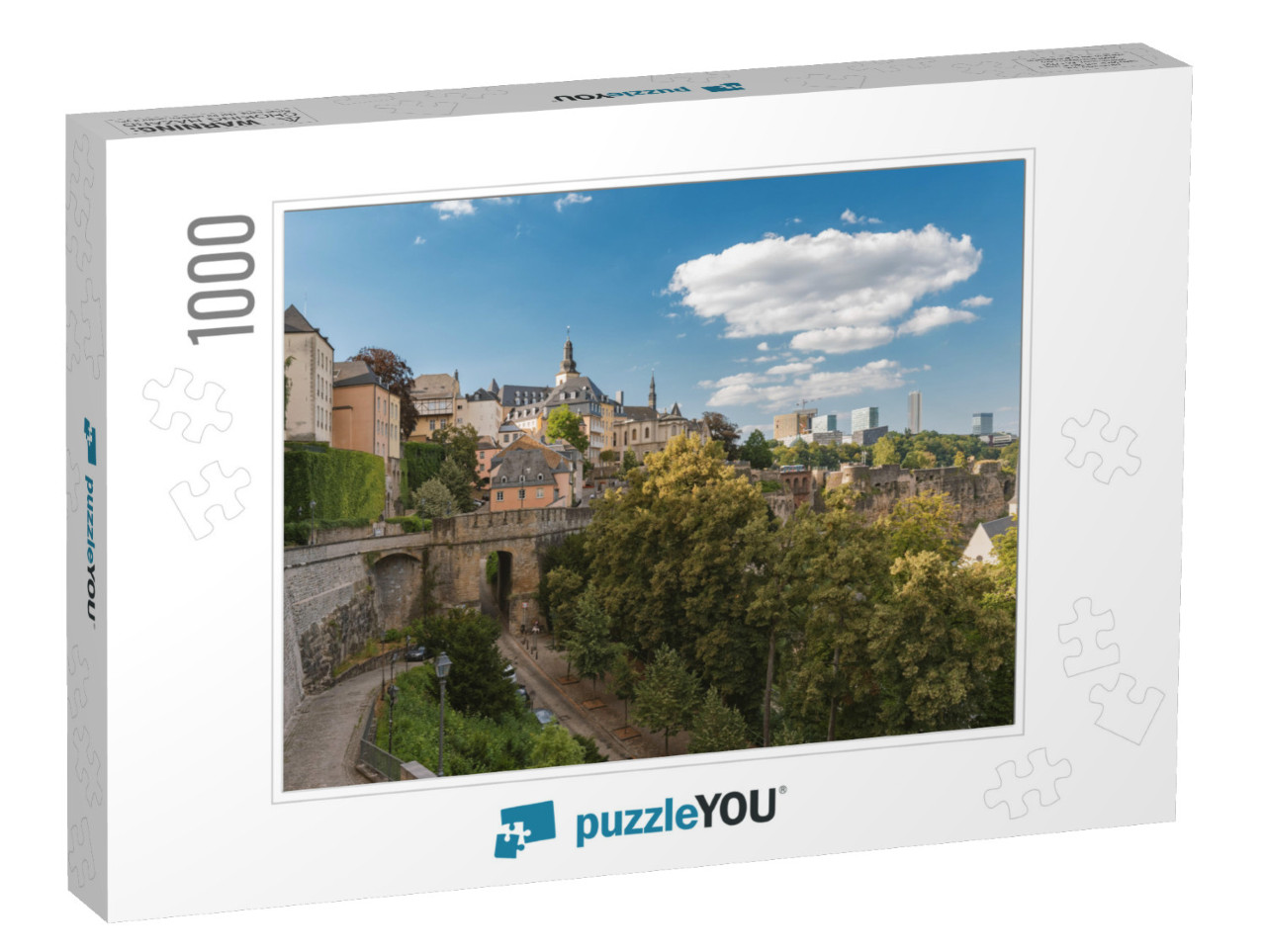 Luxembourg City, the Capital of Grand Duchy of Luxembourg... Jigsaw Puzzle with 1000 pieces