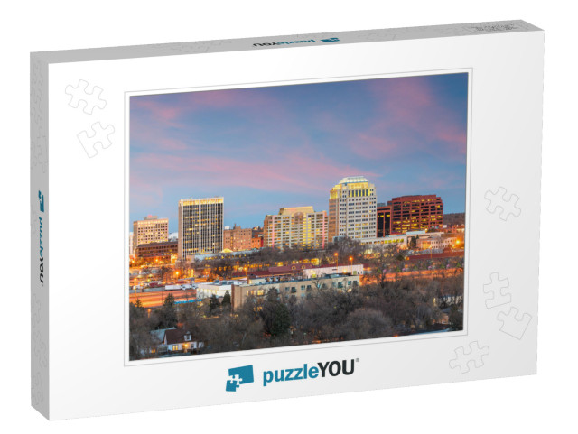 Colorado Springs, Colorado, USA Downtown City Skyline At D... Jigsaw Puzzle