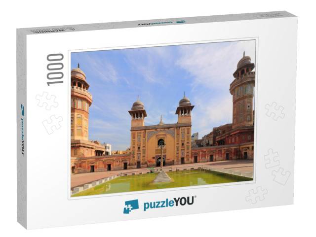 Wazir Khan Mosque Name of Masjid in Pakistan... Jigsaw Puzzle with 1000 pieces