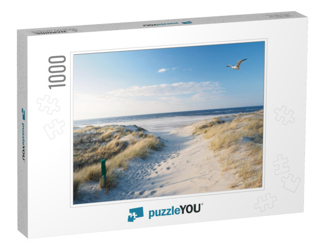 Beach, Dunes & North Sea... Jigsaw Puzzle with 1000 pieces