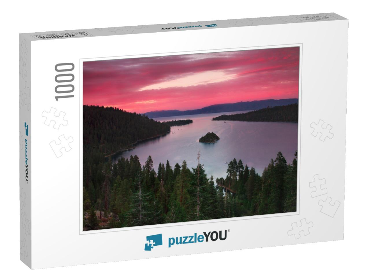 Lake Tahoe is a Large Freshwater Lake in the Sierra Nevad... Jigsaw Puzzle with 1000 pieces