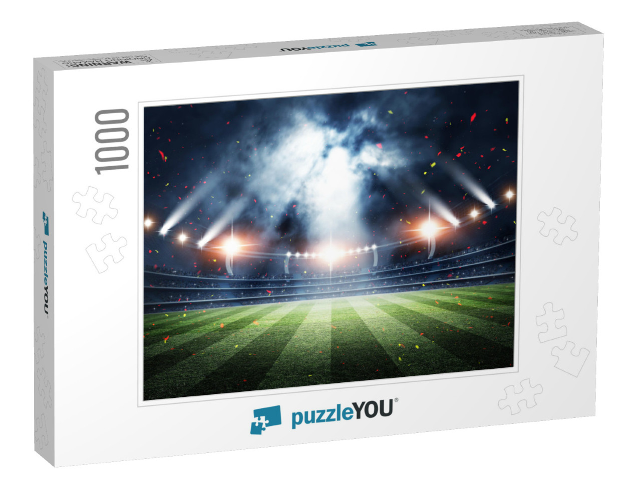 Stadium, 3D Rendering... Jigsaw Puzzle with 1000 pieces