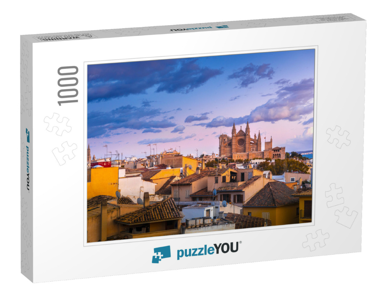 Panoramic View of Palma De Majorca, Mallorca Balearic Isl... Jigsaw Puzzle with 1000 pieces