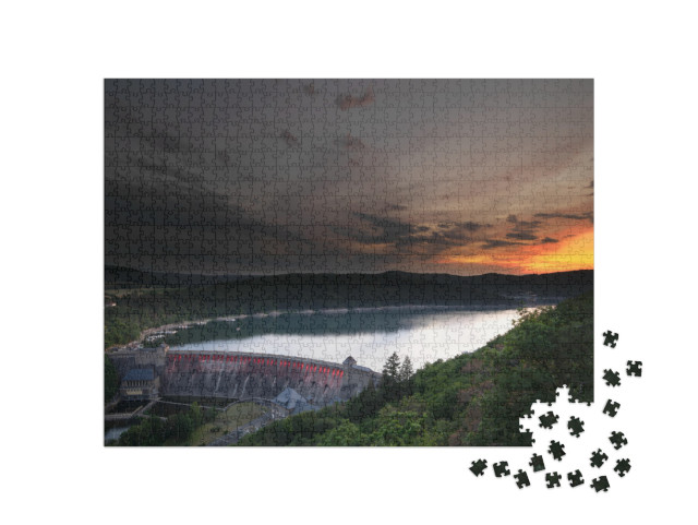 View from the View Point Called Kleine Kanzel At the Germ... Jigsaw Puzzle with 1000 pieces