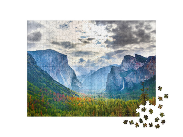 Yosemite Valley, Yosemite National Park... Jigsaw Puzzle with 1000 pieces