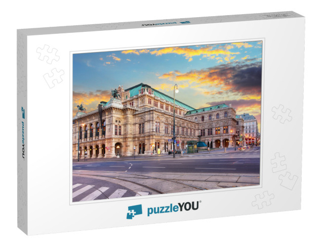 State Opera At Sunrise - Vienna - Austria... Jigsaw Puzzle