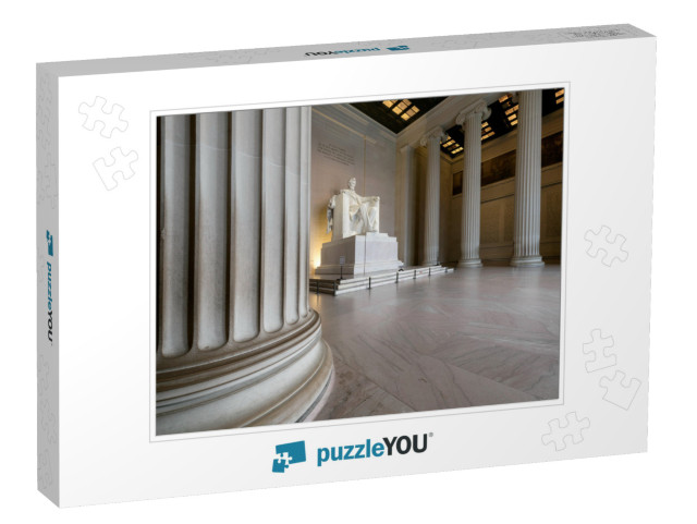 The Lincoln Memorial Indoors At Sunrise on the National M... Jigsaw Puzzle