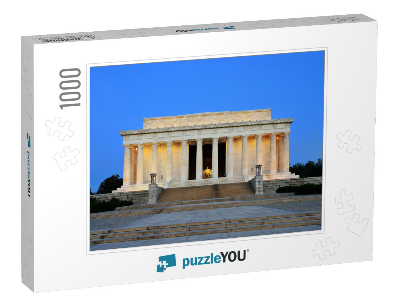 Lincoln Memorial At Dawn... Jigsaw Puzzle with 1000 pieces