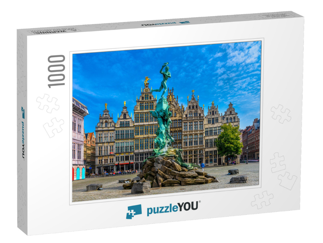 The Grote Markt Great Market Square of Antwerpen Antwerp... Jigsaw Puzzle with 1000 pieces