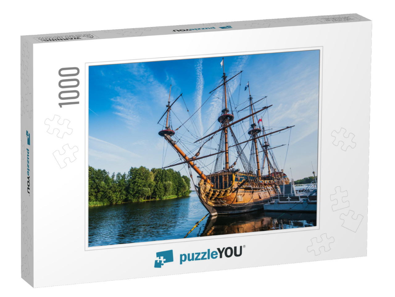 Linear Ship Goto Predestination in Voronezh City, Russia... Jigsaw Puzzle with 1000 pieces