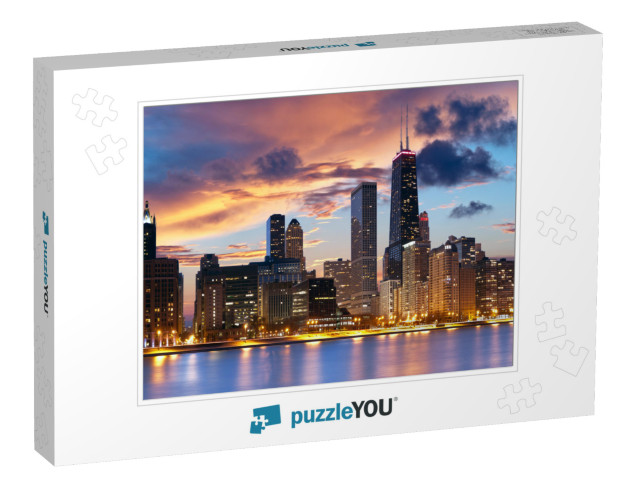 Chicago Skyline... Jigsaw Puzzle