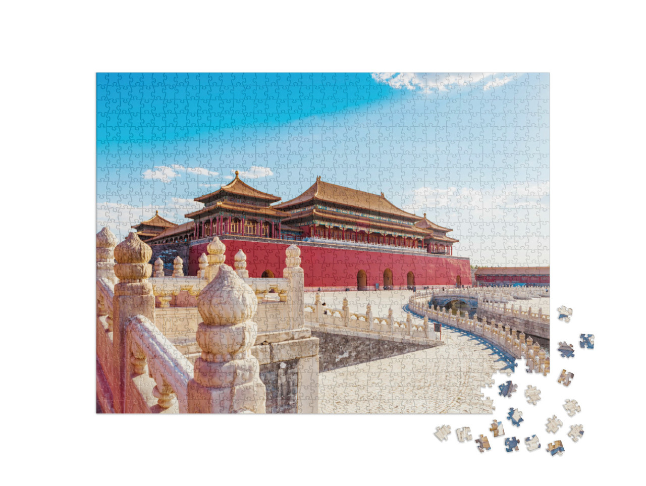 The Forbidden City in Beijing, China... Jigsaw Puzzle with 1000 pieces