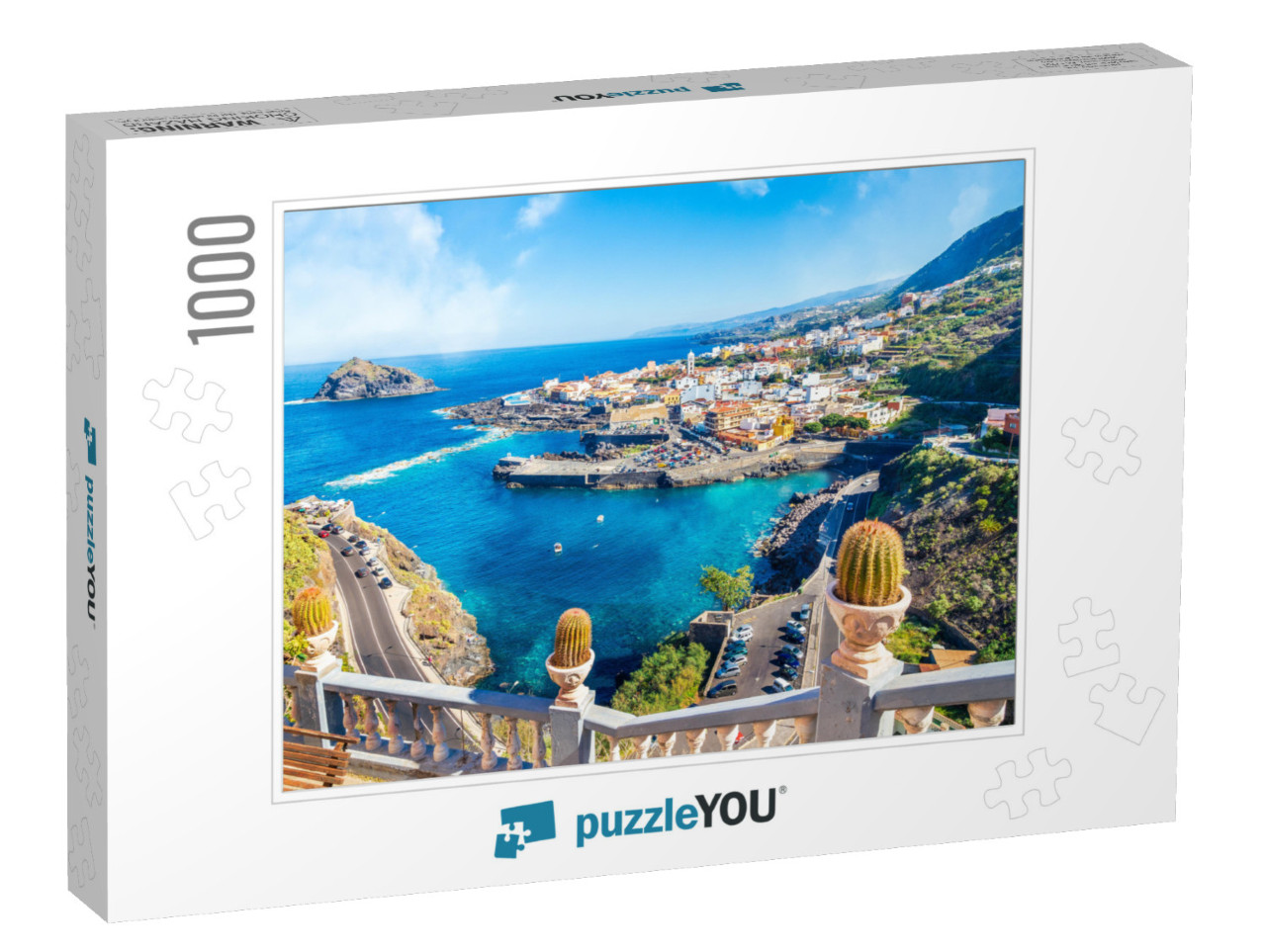 Landscape with Garachico Town of Tenerife, Canary Islands... Jigsaw Puzzle with 1000 pieces