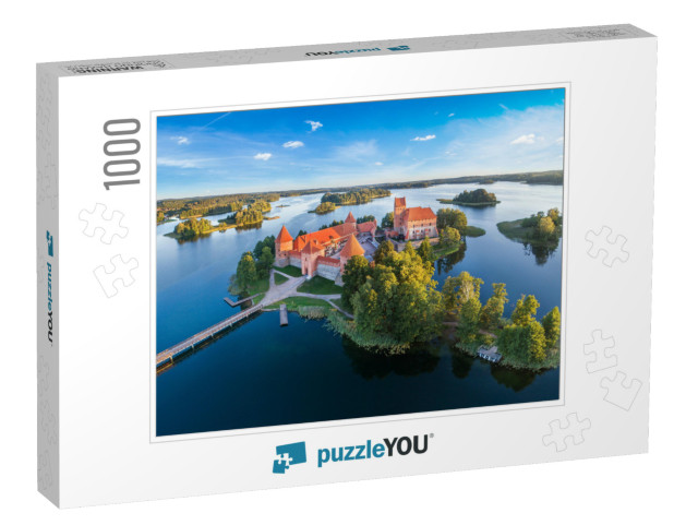 Trakai Castle Medieval Gothic Island Castle, Located in G... Jigsaw Puzzle with 1000 pieces