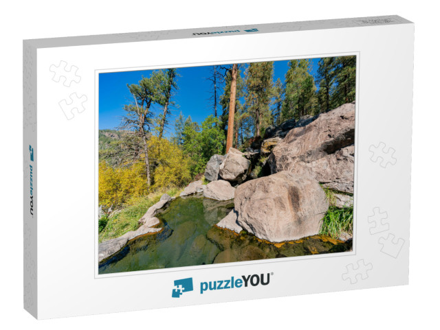 Beautiful Landscape of Spence Hot Springs At New Mexico... Jigsaw Puzzle