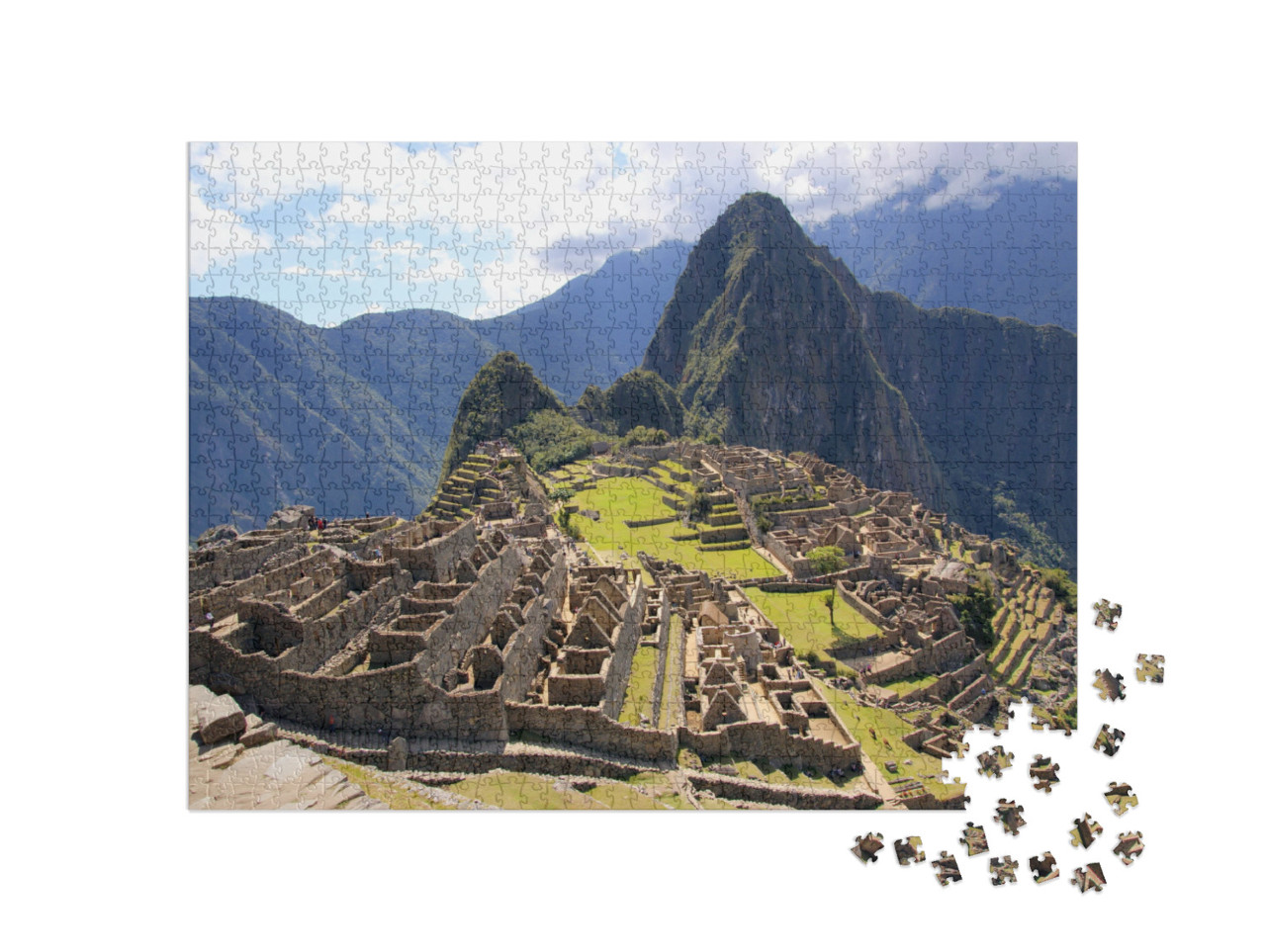 Mysterious City - Machu Picchu, Peru... Jigsaw Puzzle with 1000 pieces