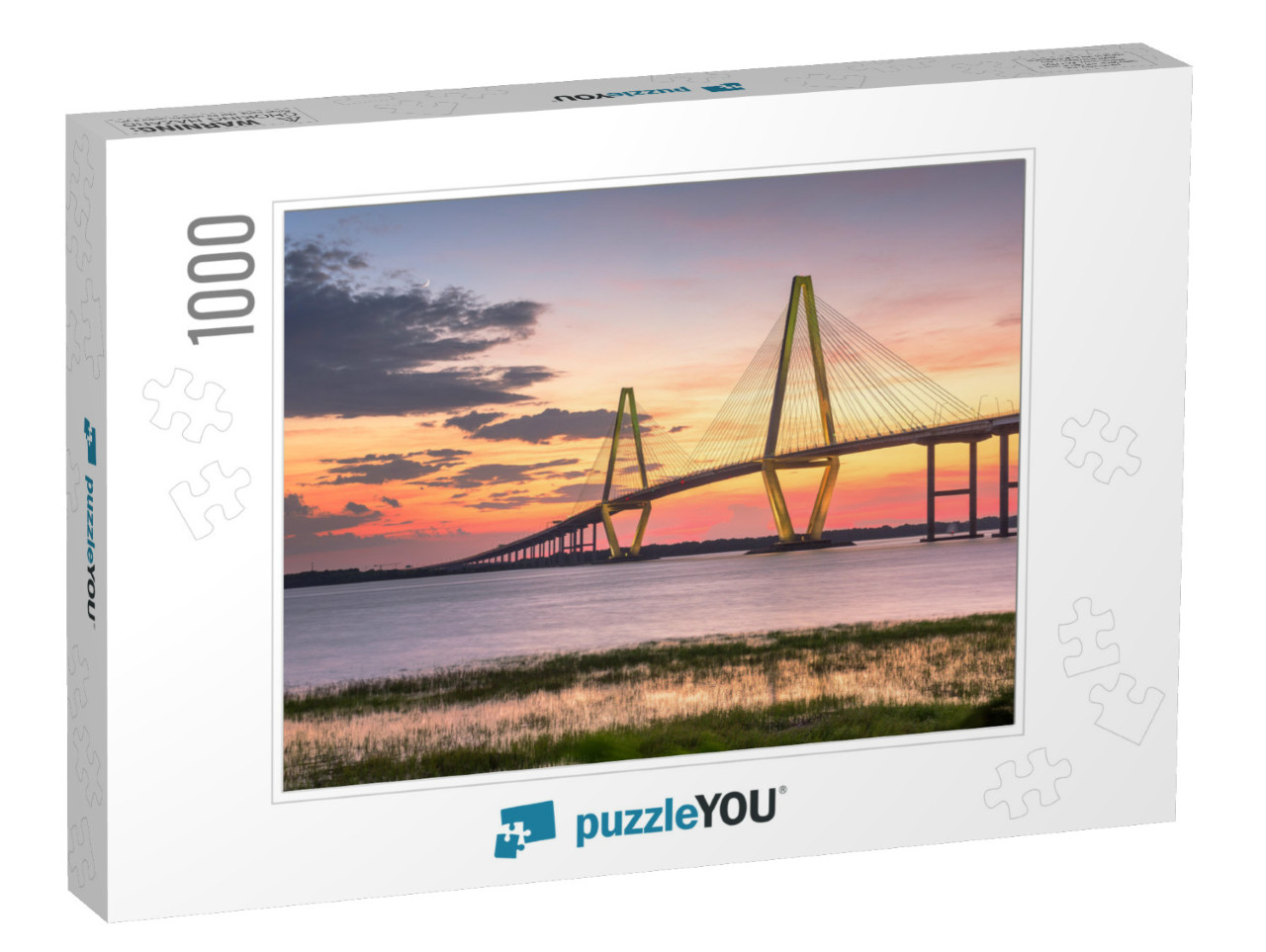 Charleston, South Carolina, USA At Arthur Ravenel Jr. Brid... Jigsaw Puzzle with 1000 pieces