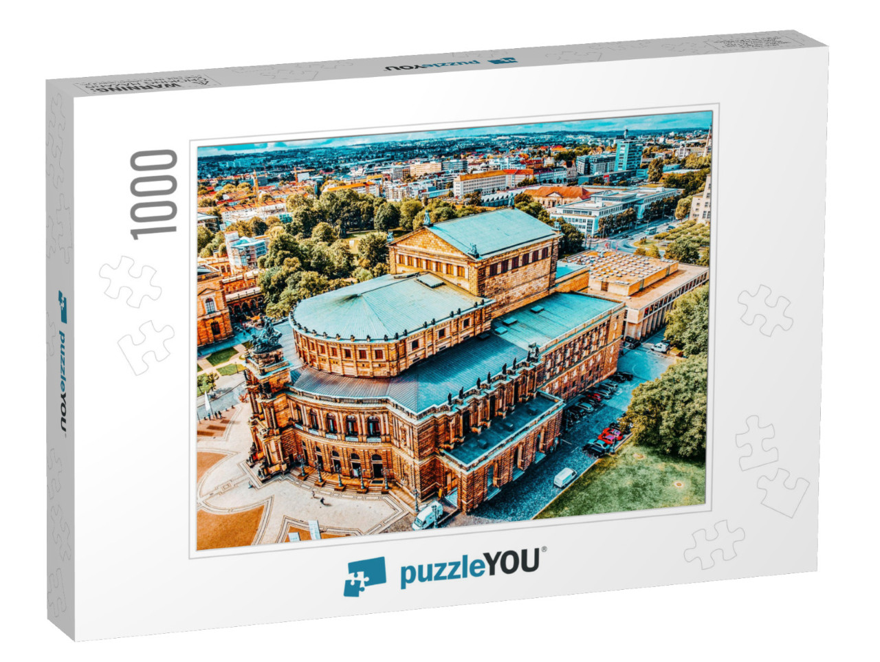 Semperoper is the Opera House of the Sachsische Staatsope... Jigsaw Puzzle with 1000 pieces