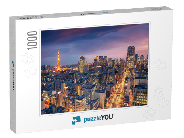 Tokyo, Japan. Aerial Cityscape Image of Tokyo, Japan Duri... Jigsaw Puzzle with 1000 pieces