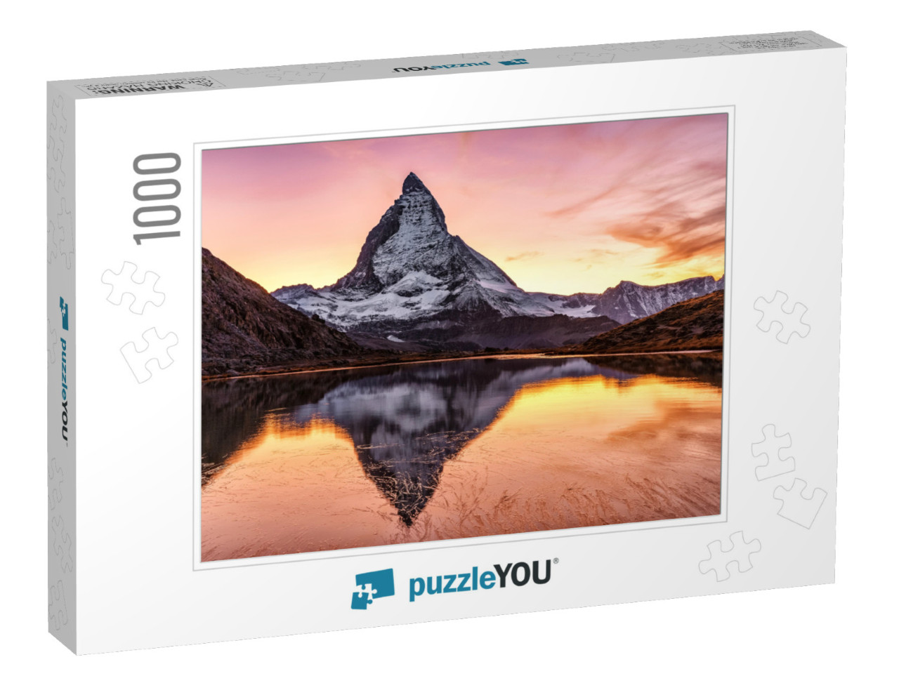 Switzerland, Matterhorn. Epic Sunset View of Matterhorn M... Jigsaw Puzzle with 1000 pieces