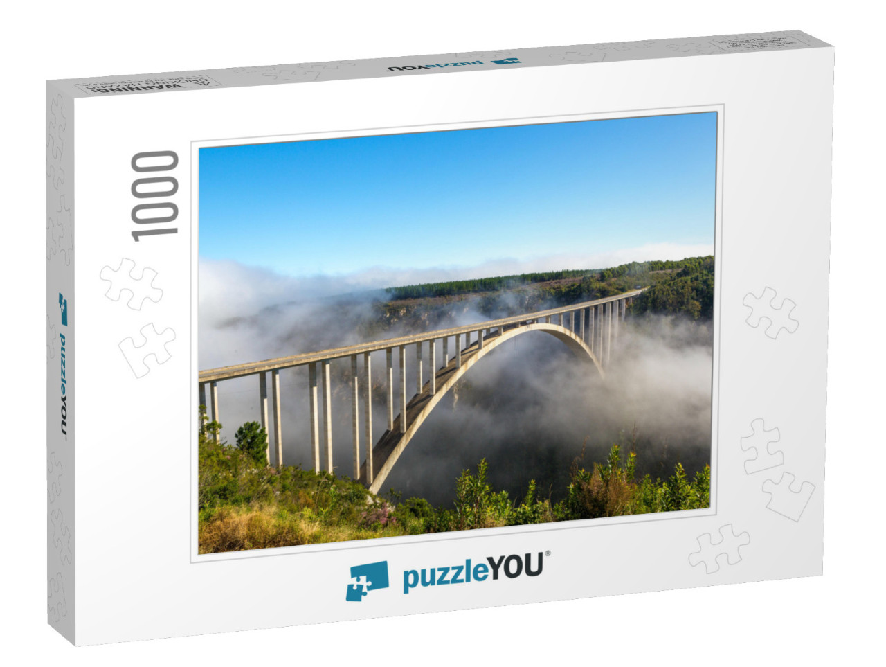 Famous Bridge on the Garden Route Where People Do Bungee... Jigsaw Puzzle with 1000 pieces