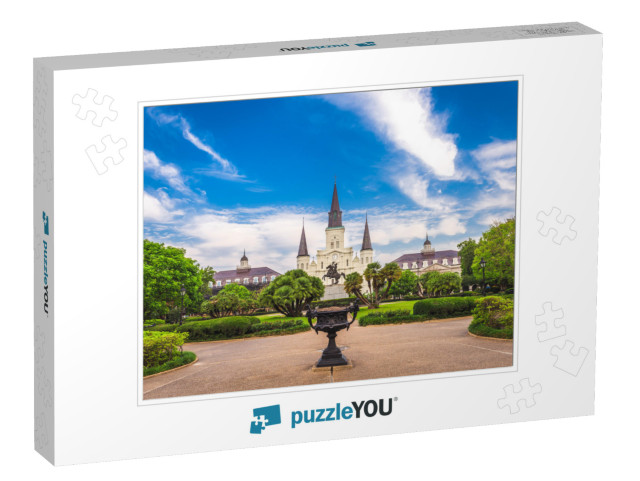 New Orleans, Louisiana, USA At Jackson Square & St. Louis... Jigsaw Puzzle