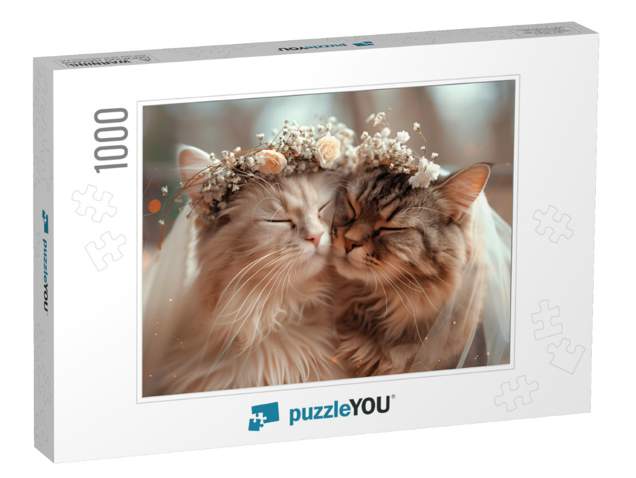 Cat Love Forever Jigsaw Puzzle with 1000 pieces