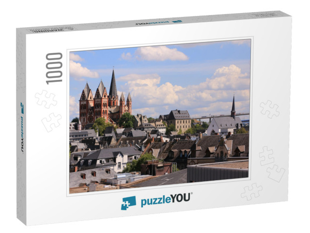 View Over the Old Town of Limburg an Der Lahn... Jigsaw Puzzle with 1000 pieces