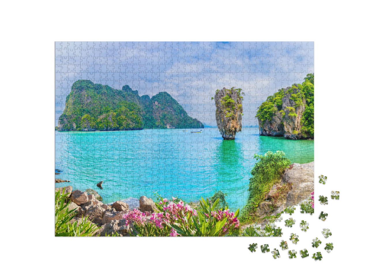 James Bond Island on Phang Nga Bay, Thailand... Jigsaw Puzzle with 1000 pieces