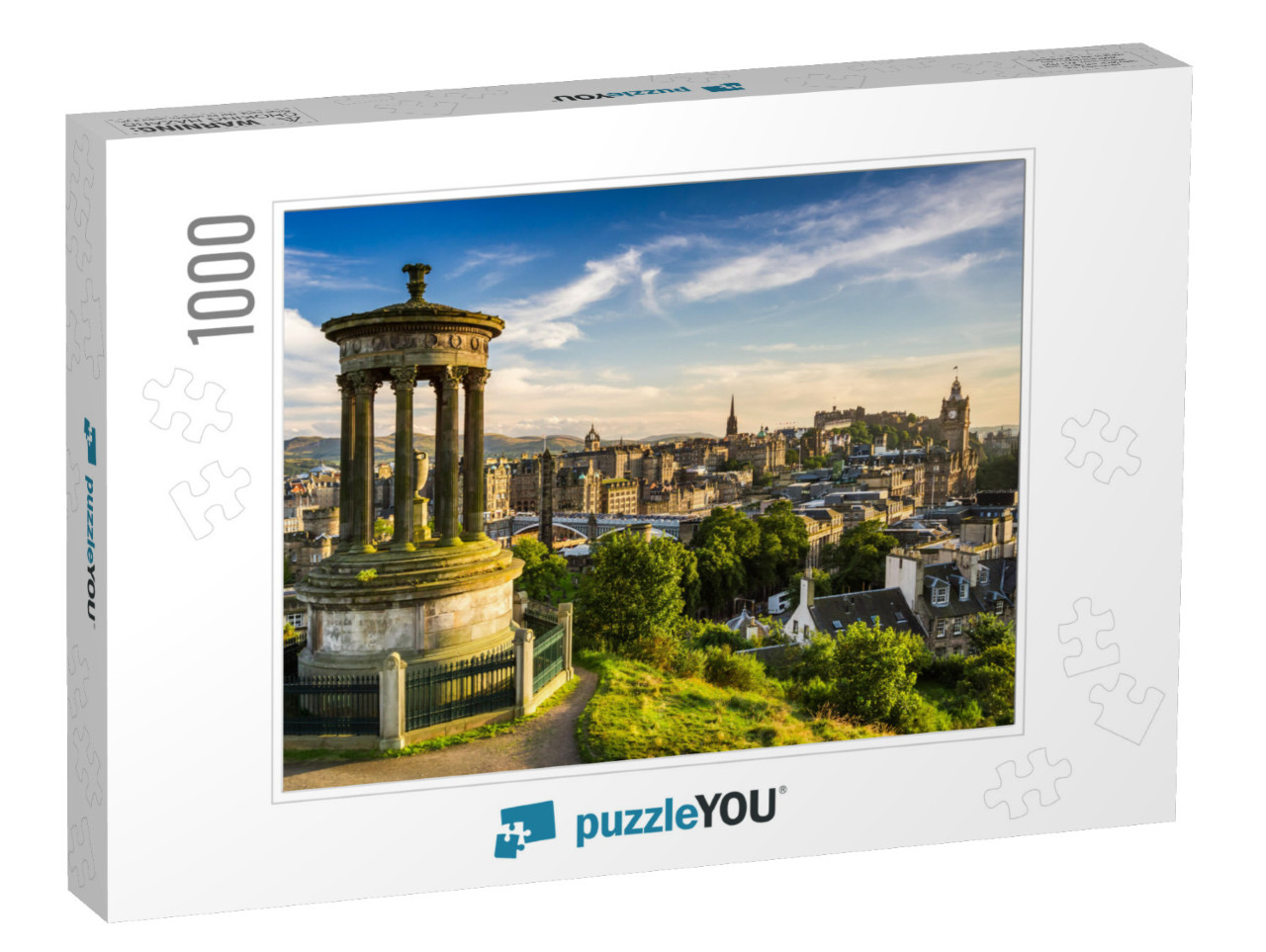 Beautiful View of the City of Edinburgh... Jigsaw Puzzle with 1000 pieces