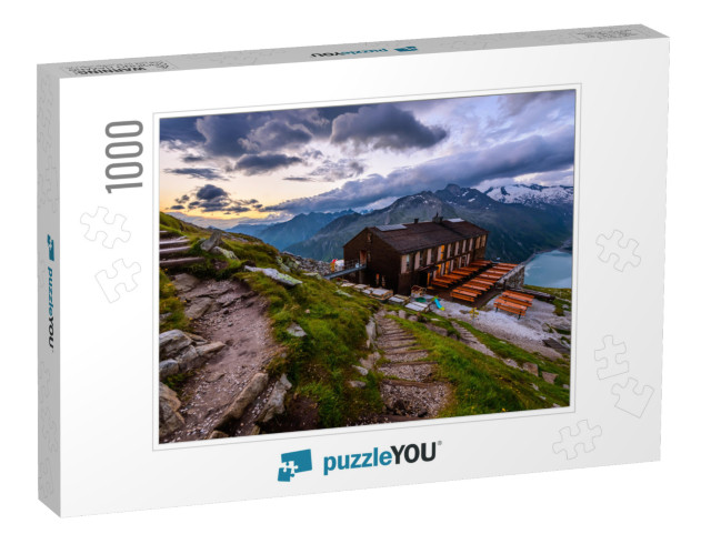 The Olpererhuette 2, 388 Meters is a Well Known German Al... Jigsaw Puzzle with 1000 pieces