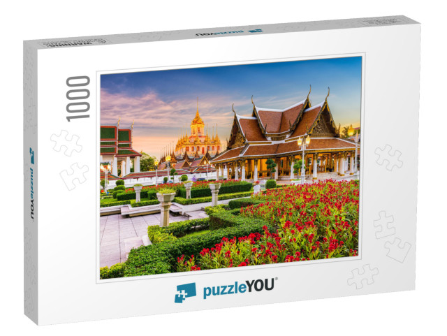 Wat Ratchanatdaram Temple in Bangkok, Thailand... Jigsaw Puzzle with 1000 pieces