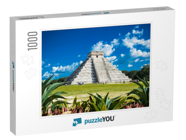 Chichen Itza, One of the Most Visited Archaeological Site... Jigsaw Puzzle with 1000 pieces