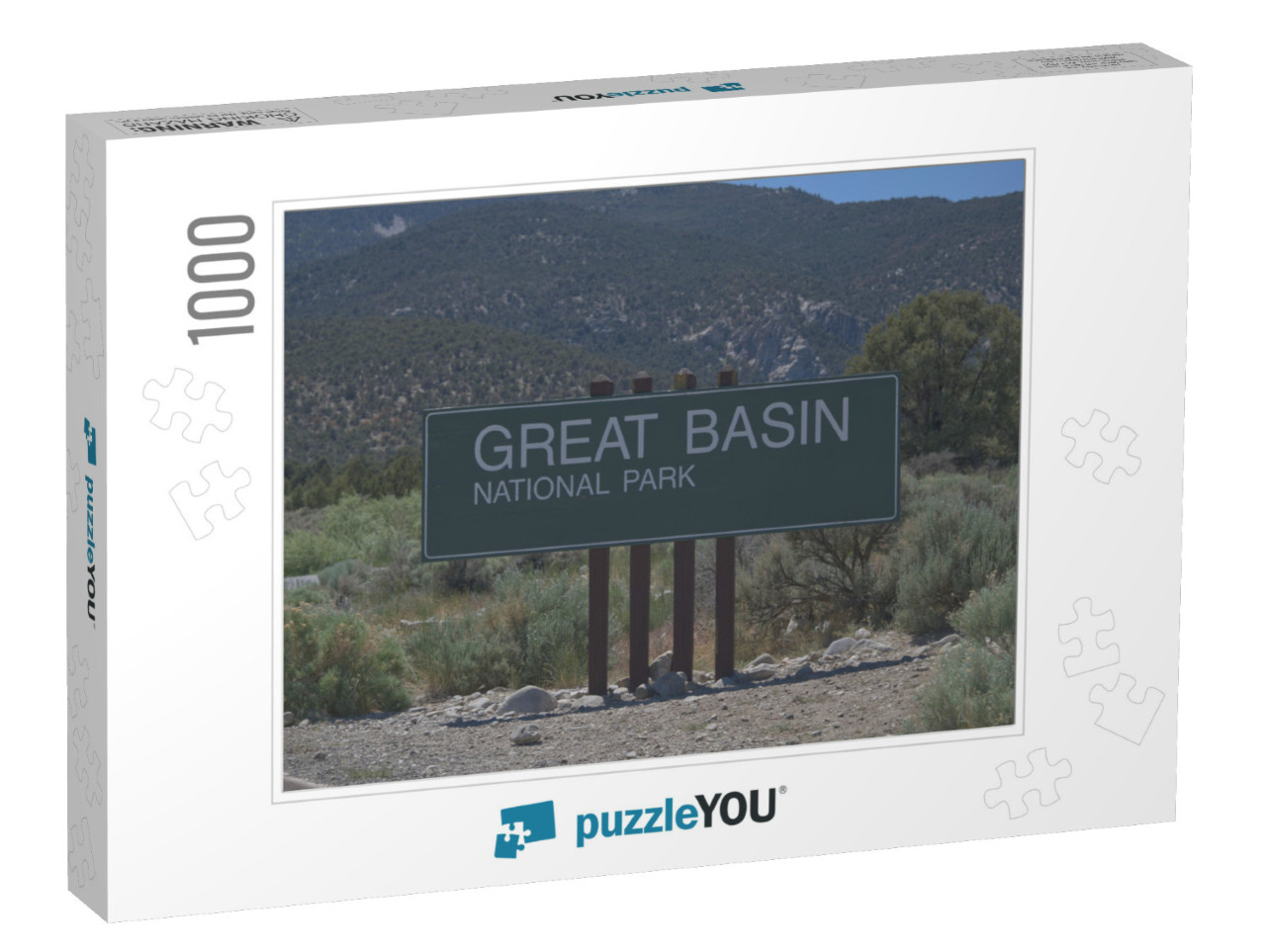 Sign At Entrance to Great Basin National Park in Nevada_6... Jigsaw Puzzle with 1000 pieces