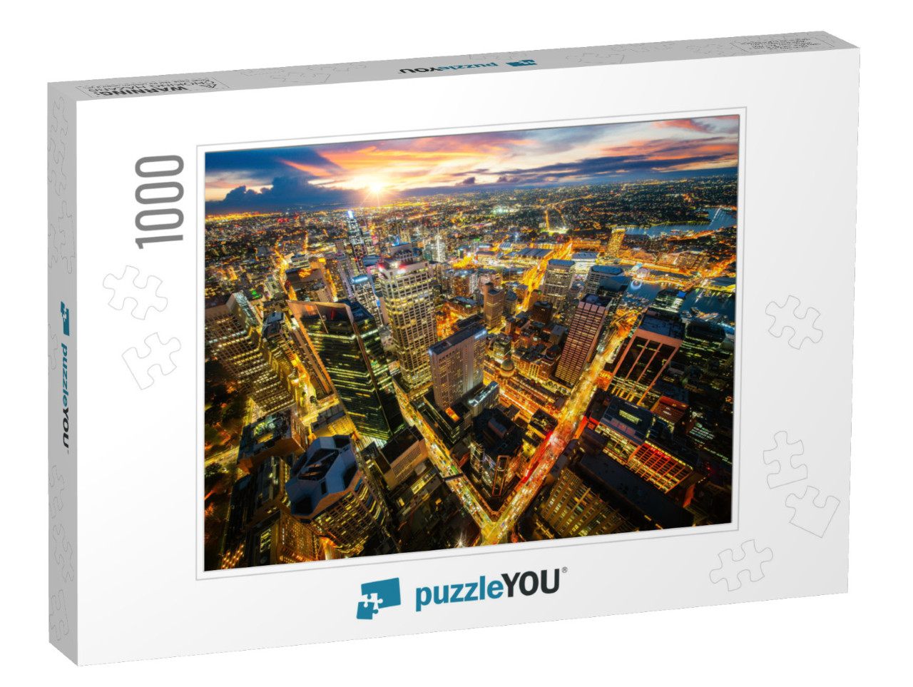 Cityscape of Sydney City from the Roof Top of Tower with... Jigsaw Puzzle with 1000 pieces