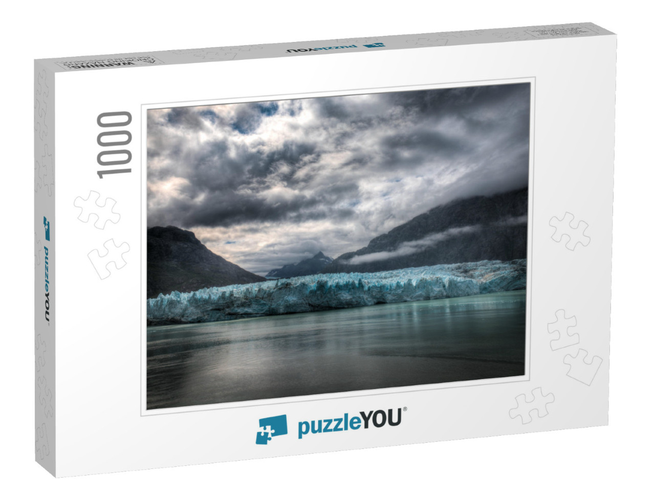 Margerie Glacier in Glacier Bay National Park & Preserve... Jigsaw Puzzle with 1000 pieces