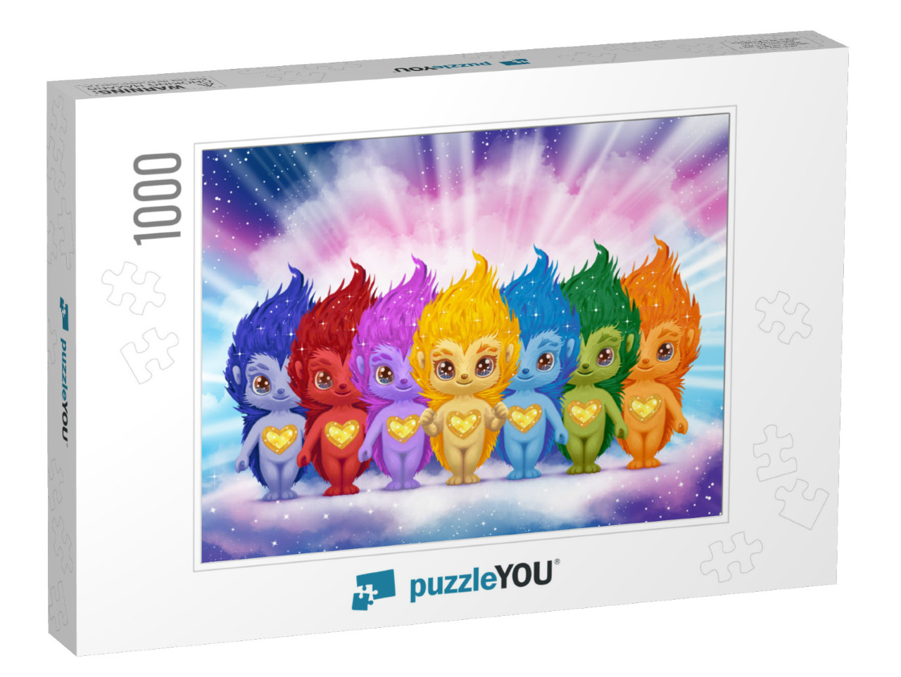 GOLDY: Colors of the Rainbow Jigsaw Puzzle with 1000 pieces